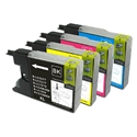 Brother LC1280 Black and Colour Compatible Ink Cart Cartridges