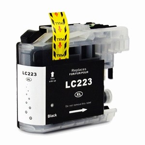 Brother LC 223 Black Compatible Ink Cartridge